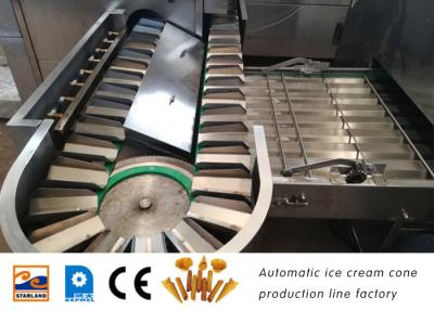 Китай Автоматические изготовители производственной линии конуса мороженого сразу могут быть подгонянным конусом мороженого размера делая машину продается