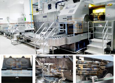 China High Output Automatic Roller Sugar Cone Production Line Stainless Steel for sale