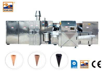 China Multifunctional automatic rolling waffle baking equipment , 51 cast iron baking templates. for sale