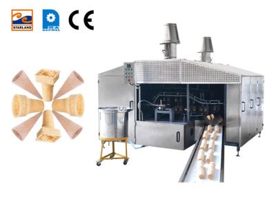 China Automatic Softy Wafer Cone Production Line With Cast Iron Baking Template for sale