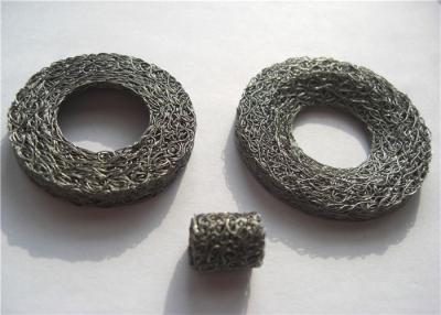 China OD30mm Cylindrical Anti Vibration Mount SS304 SS316 Compressed Wire Mesh 0.09mm - 0.55mm for sale