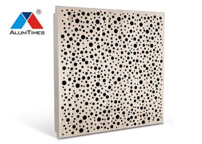 China Customizable Aluminium Perforated Ceiling , Perforated Acoustic Panels Dia 3.0mm for sale
