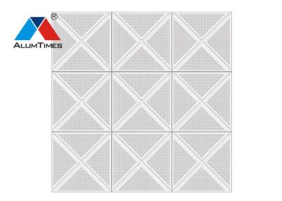 China Fire Retardant Perforated Aluminium False Ceiling , Dustproof Commercial Drop Ceiling Tiles for sale