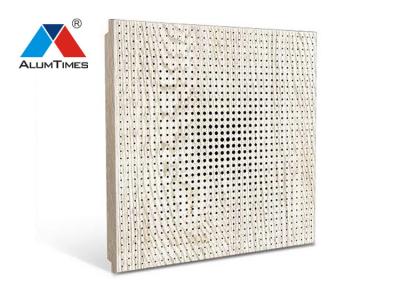 China Corridor Vented Commercial Acoustic Ceiling Tiles Panels Perforated Dustproof for sale