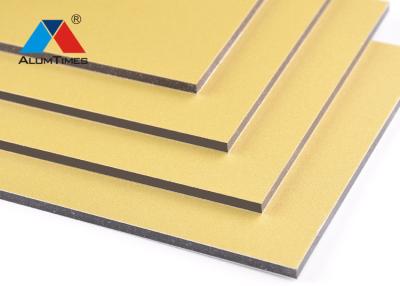 China Silver PVDF PE Coating Aluminum Composite Panel For Wall Cladding And Facade for sale