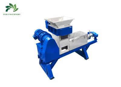 China Blue Dewatering Screw Press Machine For Food Waste Recycling 12r / min for sale