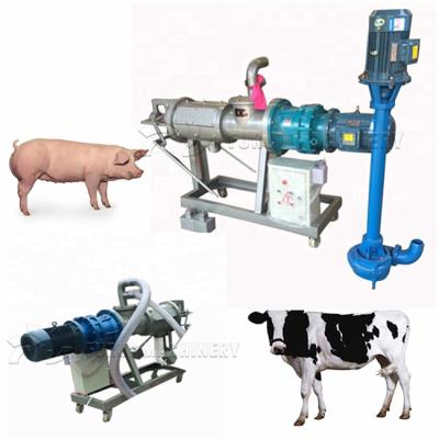 China Poultry Manure Dewatering Equipment  Cow Dung Drying Machine 4KW Pump Power for sale