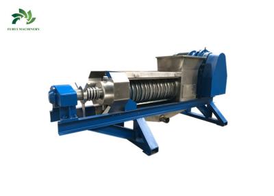 China Food Dewatering Screw Press Machine Electronic Waste Recycling With Crusher for sale
