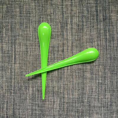 China Eco-Friendly Biodegradable Spoon Fork Knife for Ice Cream Green PP Material 20.3cm Length for sale