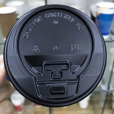 China Disposable Plastic Cup Lid 80mm 90mm Ps Optional Color Eco Friendly Sgs for sale