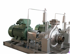 Vacuum residue oil pump technical diagram