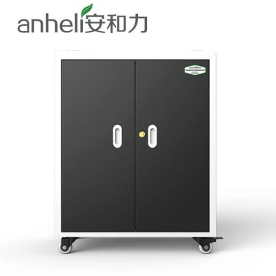 China FCC 2 Shelves Chromebook Charging Cart Storage Cabinet  930mm for sale