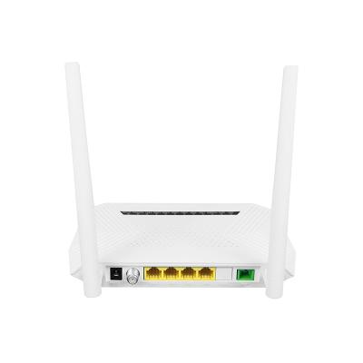 China Wall Mounting 10M 100M 1000M EPON GPON ONU 4GE CATV WIFI Router 20KM Transmission for sale