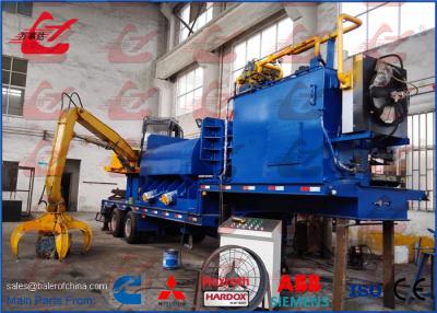 China Customized Remote Control Non Metal Trailer mounted Metal Scrap Baler Logger for sale