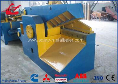 China Strong Cutting Force Scrap Metal Cutter Alligator Machinery , 18.5kW Scrap Steel Shearing Machine for sale
