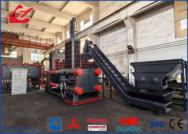 1250ton large capacity cast iron chips copper sawdust metal briquetting press machine