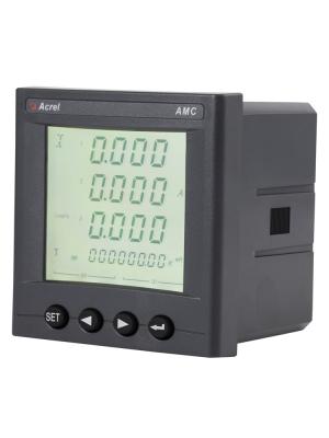 中国 Acrel AMC72L-AV single phase RS485 communication output current 4-20mA with LCD display rated voltage AC 100V 400V 販売のため
