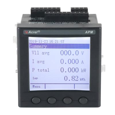 China Acrel APM830 power quality high-speed data transmission and networking street lighting energy data logger for sale