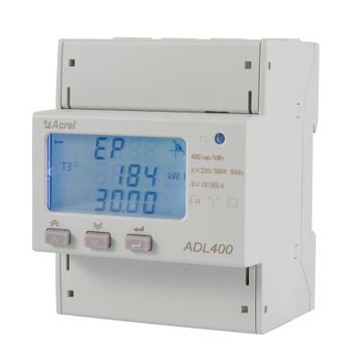 China KWh Class 0.5 Three Phase Din Rail Energy Meter ADL400 for sale