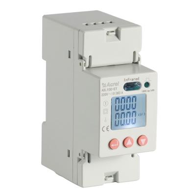 China AC220V ADL100-ET Single Phase Digital Energy Meter / Multi Function Energy Meter for sale