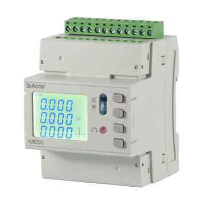 China Medidor sem fio da energia de ADW200 45~65Hz/multi medidor de poder do circuito à venda