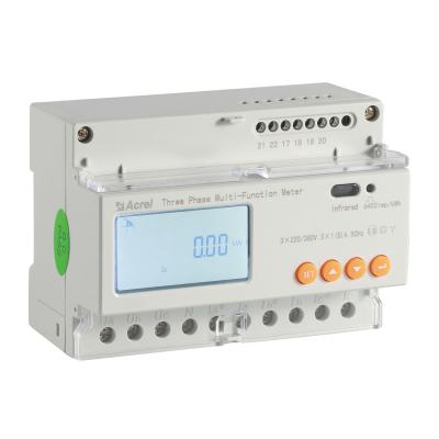 China Three Phase AC220V 50Hz Din Rail Electric Meter Monitoring Device for sale