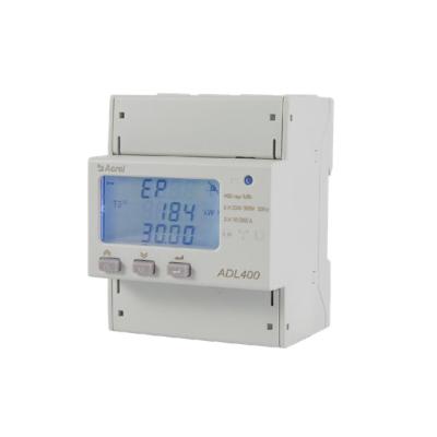 China Acrel ADL400 din type energy meter measure power consumptionpower meter 3 phase energy usage monitor for sale