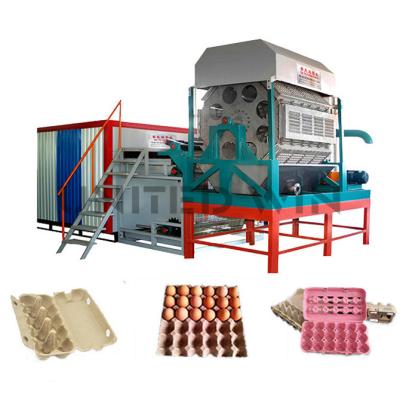 China Huevo de tambor Tray Machine Pulp Molding Egg Tray Production Line en venta