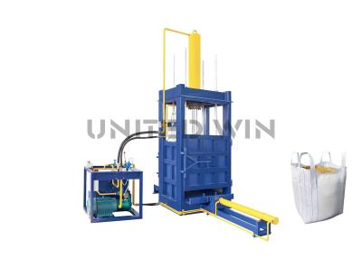 China Automatic Scrap Vertical Baling Press Machine Tarpaulin Hydraulic Baling Machine 80t for sale