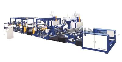 China Dual Extruder Opp Film Coating Machine Double Sided Automatic Aligning for sale
