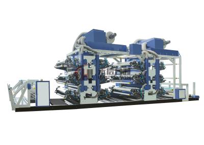 China 6 Colour Roll To Roll Flexographic Printing Machine Stack Type for sale
