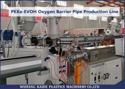 China 16 × 2.0mm Floor Heating PEXa EVOH Oxygen Barrier Pipe Extruder Machine / Pipe Production Line for sale