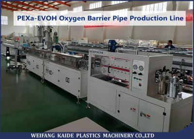 China 16 × 2.0mm Floor Heating PEXa EVOH Oxygen Barrier Pipe Production Line / Pipe Extrusion Line for sale