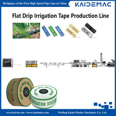 China Flat Dripper Drip Irrigation Tape  Production Machine 180m/min KAIDE factory for sale