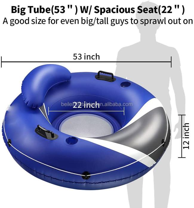 Customized Adult Pool Floating Heavy Duty Adult Water Floating inflatable River tube