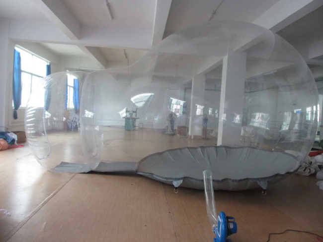 Christmas Decoration inflatable snow globe photo booth transparent bubble tent