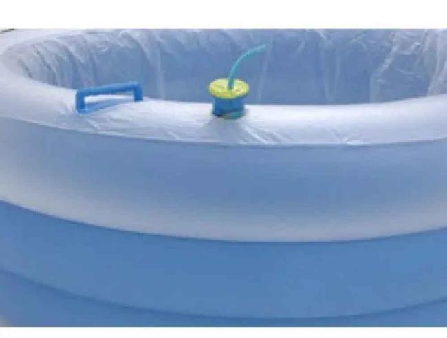 White Inflatable Birth Pool Eco Water Birthing Pool for Home or Hospital