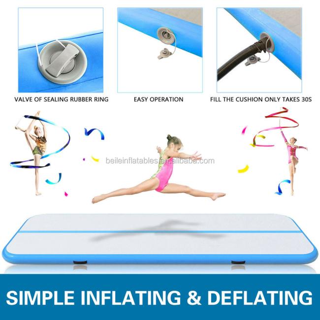 Customized high quality inflatable Air Track Gym Mat