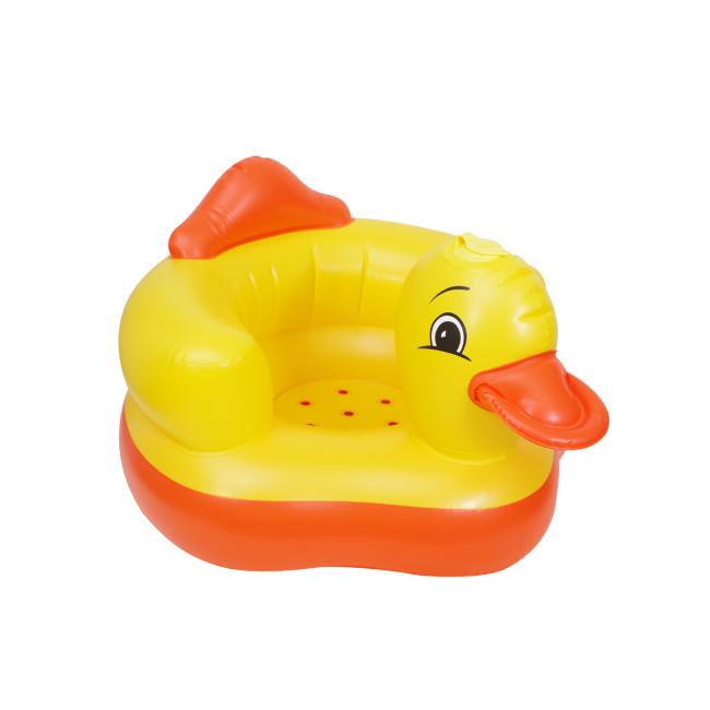 Wholesale quality cartoon PVC inflatable chair children sofa for feeding