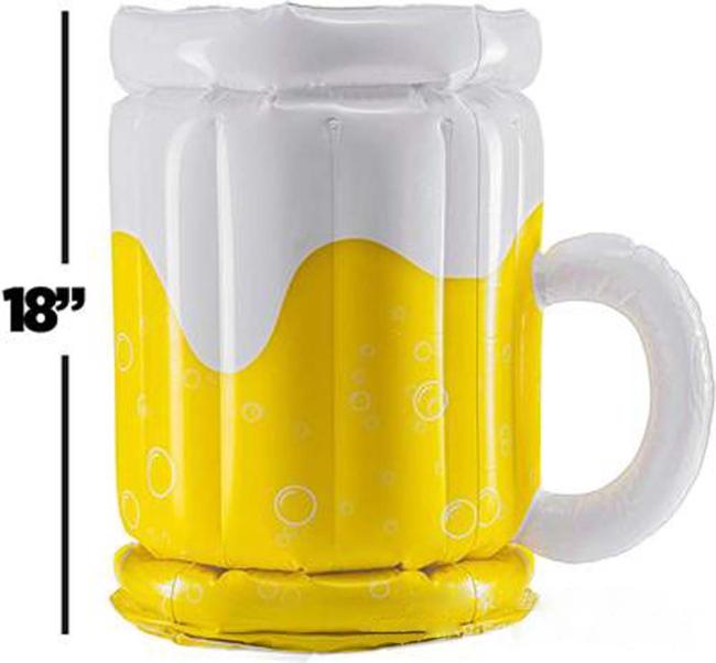 LED light Inflatable Ice Bucket Beer Drink Cooler Floating Cooler