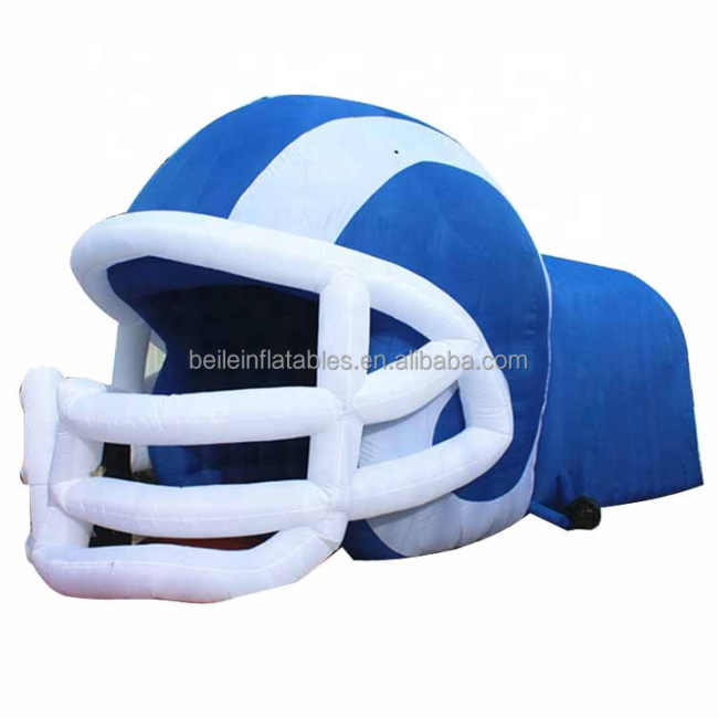 Customized 210D nylon oxford fabric inflatable helmet tent for sport games
