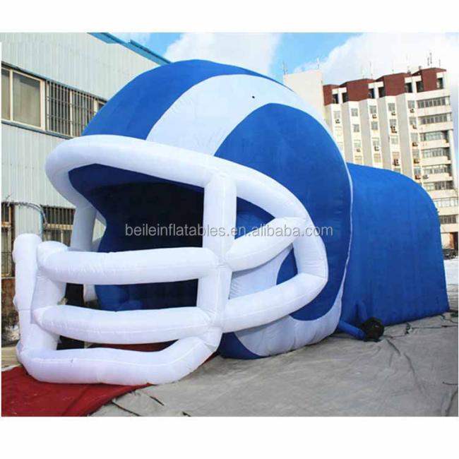 Customized 210D nylon oxford fabric inflatable helmet tent for sport games