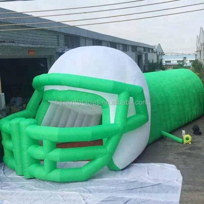 Customized 210D nylon oxford fabric inflatable helmet tent for sport games
