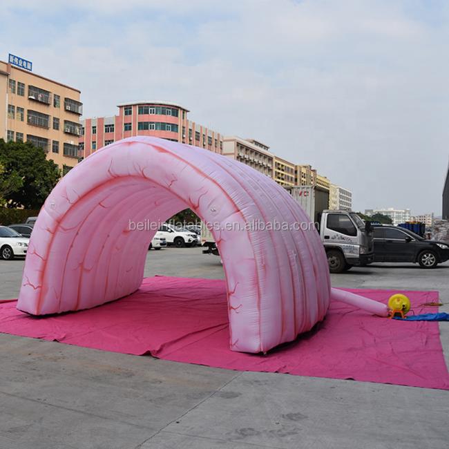 Customized Popular design advertising intestine tunnel inflatable colon tent