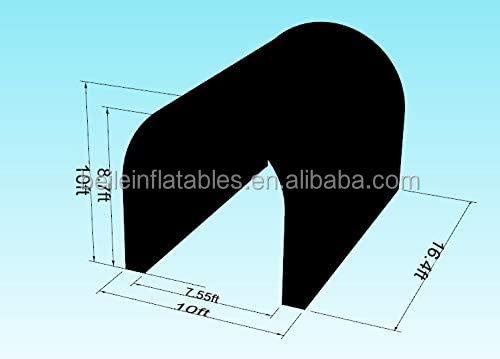 Customized Inflatable Tunnel tent at tunnel entrance for event exhibition promotion