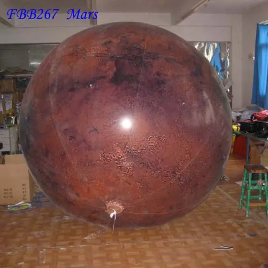 Customize quality PVC inflatable Mars balloon for promotion decoration