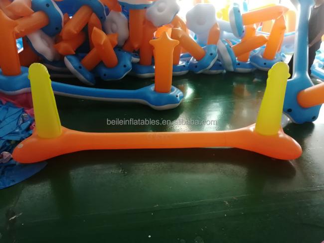 Customized outdoor PVC Tarpaulin inflatable Water park games for sales
