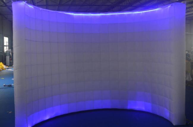 LED lighting wedding event inflatable background wall