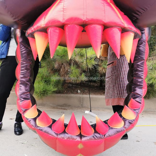 Inflatable skeleton props for Halloween bar events