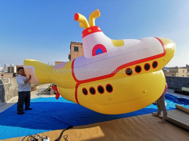 BeiLe customized PVC 4.5m Length inflatable airship for sales
